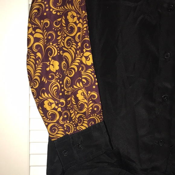 Crooks & Castles Ladies Black/Multi Shirt - Picture 3 of 4